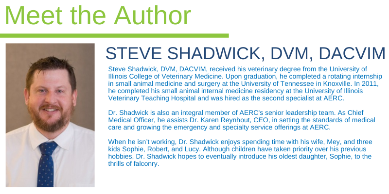 Steve Shadwick, DVM, DACVIM, Animal Emergency & Referral Center of Minnesota